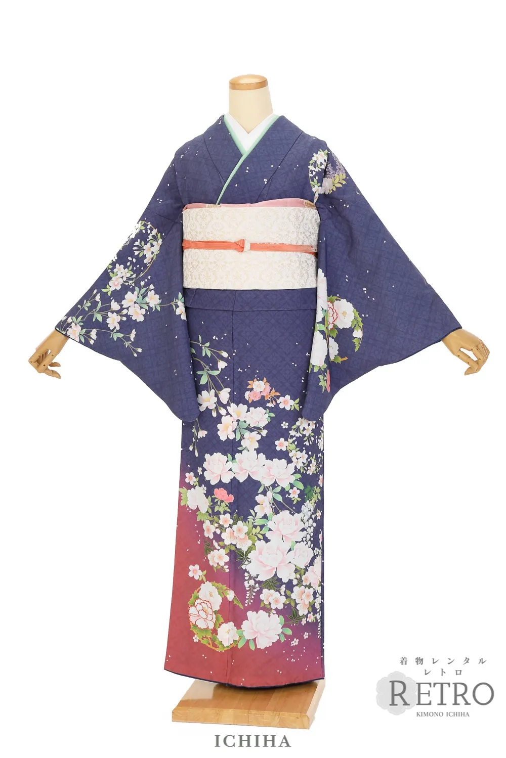 七五三、入学式の母親向きの人気レトロモダンな訪問着レンタル